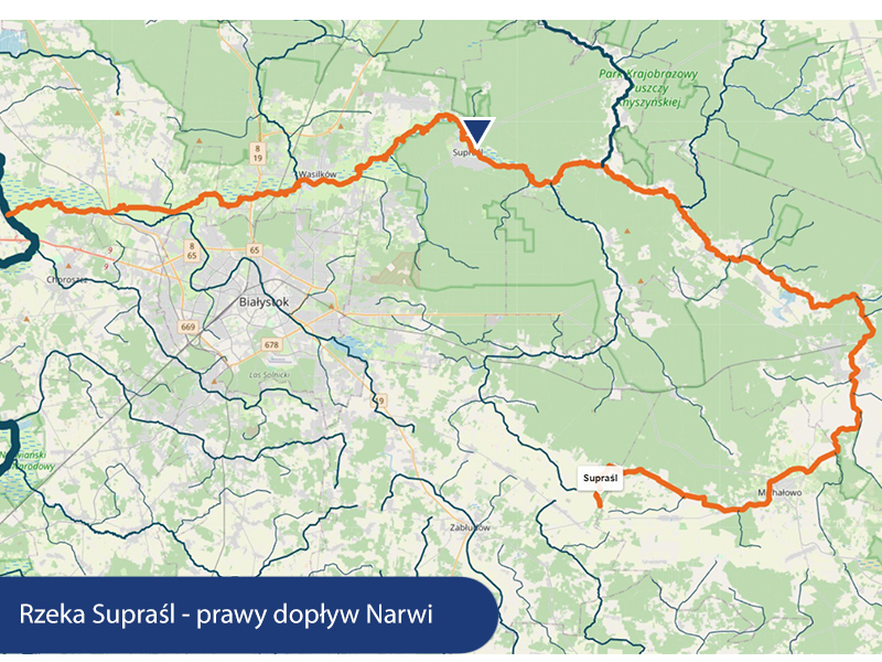 Supraśl - rzeka, prawy dopływ Narwi