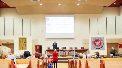 Wykład pt. Woda i jej znaczenie dla ludzkości. Fot. M. Bartoszewicz