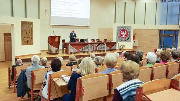 Wykład pt. Woda i jej znaczenie dla ludzkości. Fot. M. Bartoszewicz